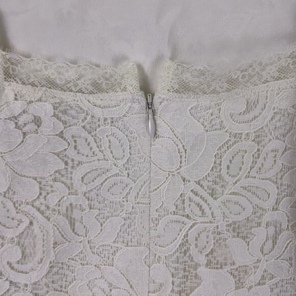 Zimmermann Ivory Lace Midi Dress - Picture 4 of 6